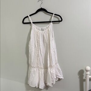 Raviya White Camisole with Lace Detail